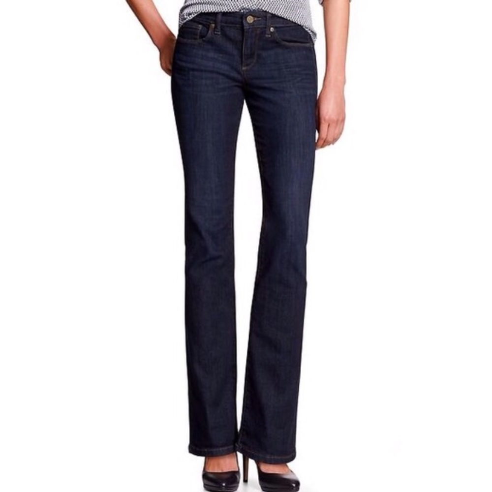 Banana Republic Straight Leg Dark Denim Jeans